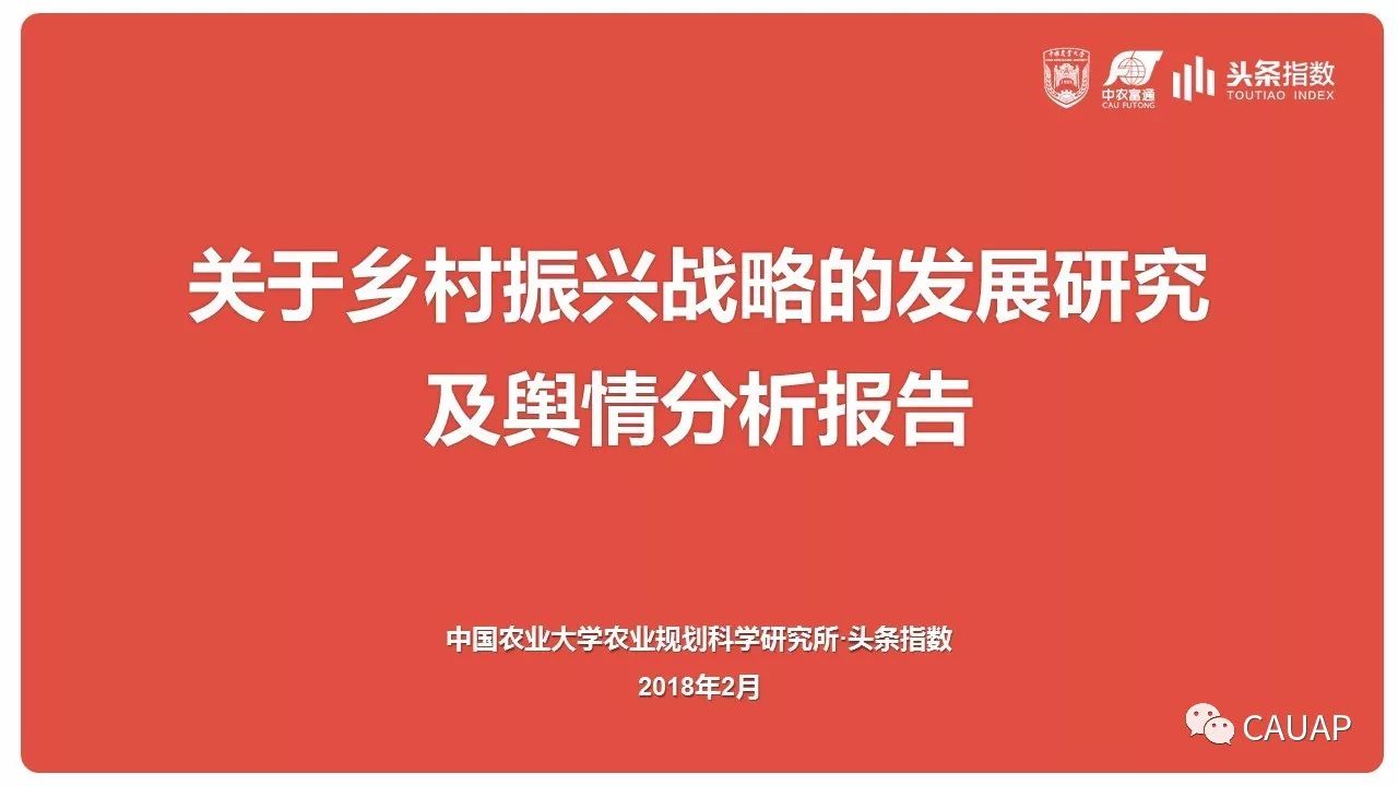 "乡村振兴战略"发展研究及舆情分析报告(ppt全文)